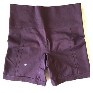 TWO pairs of Lululemon biker/exercise shorts